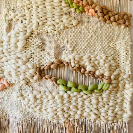 Панно из шерсти Альпы