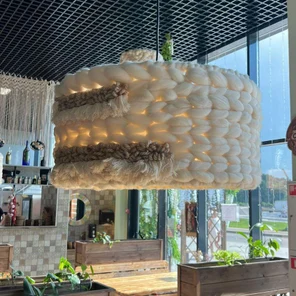 Абажур из шерсти мериноса Грузия